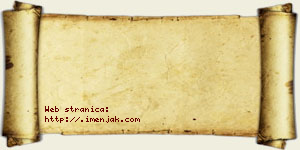 Jasmina Vesković vizit kartica